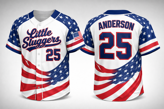 2026 Little Sluggers - Tompkins | Full Button Jersey