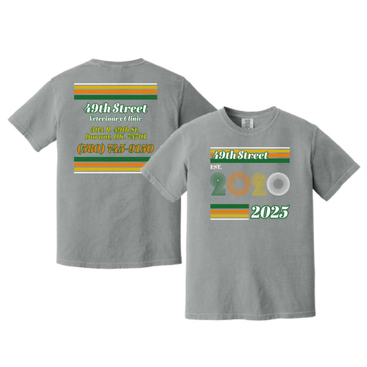 VET CLINIC ANNIVERSARY | T-SHIRT - GRANITE