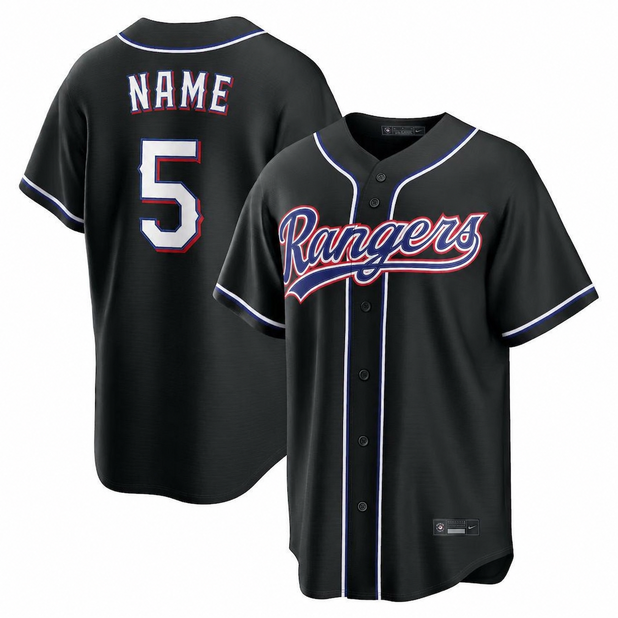 2026 RANGER - BLACK | FULL BUTTON JERSEY