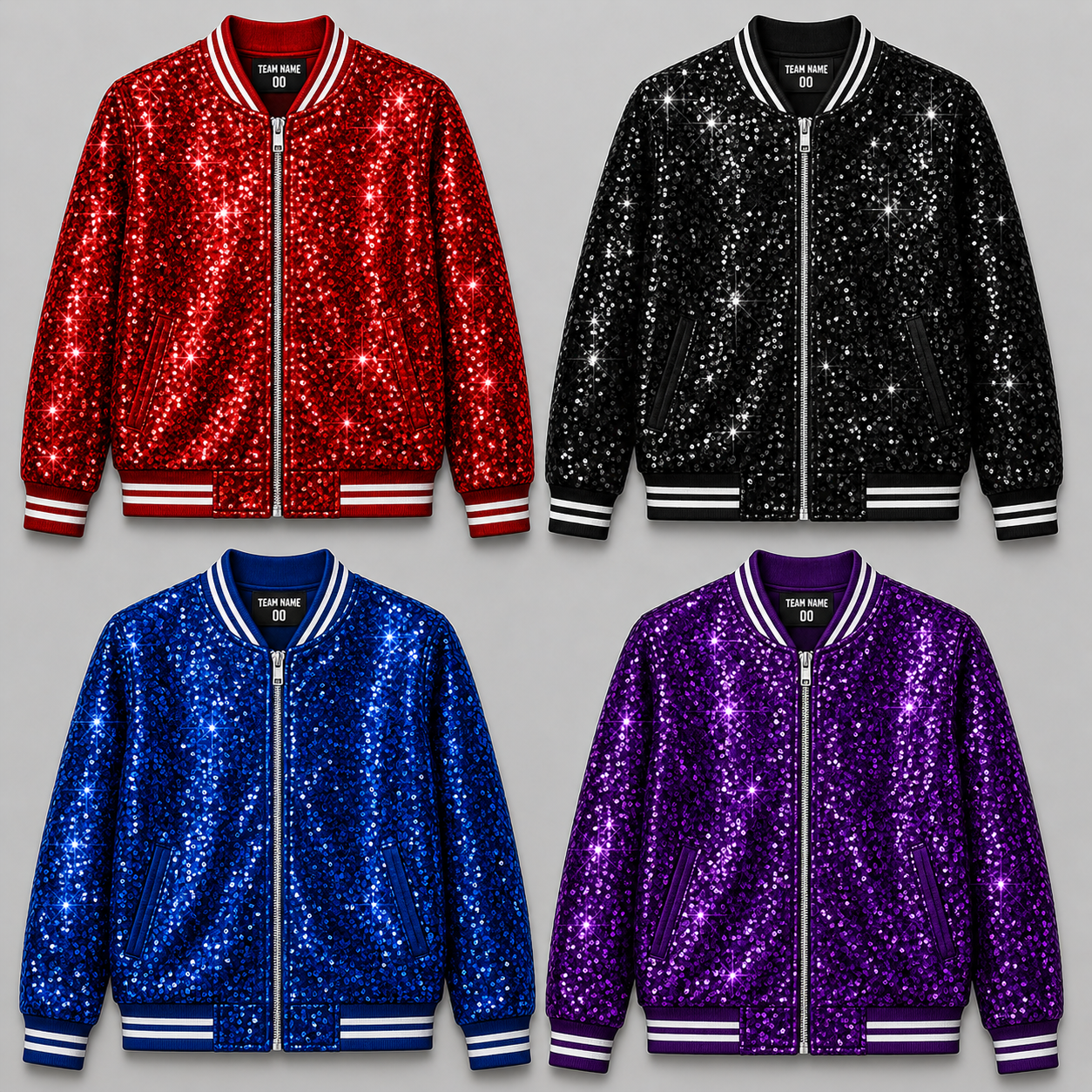 Custom Sequin Jacket