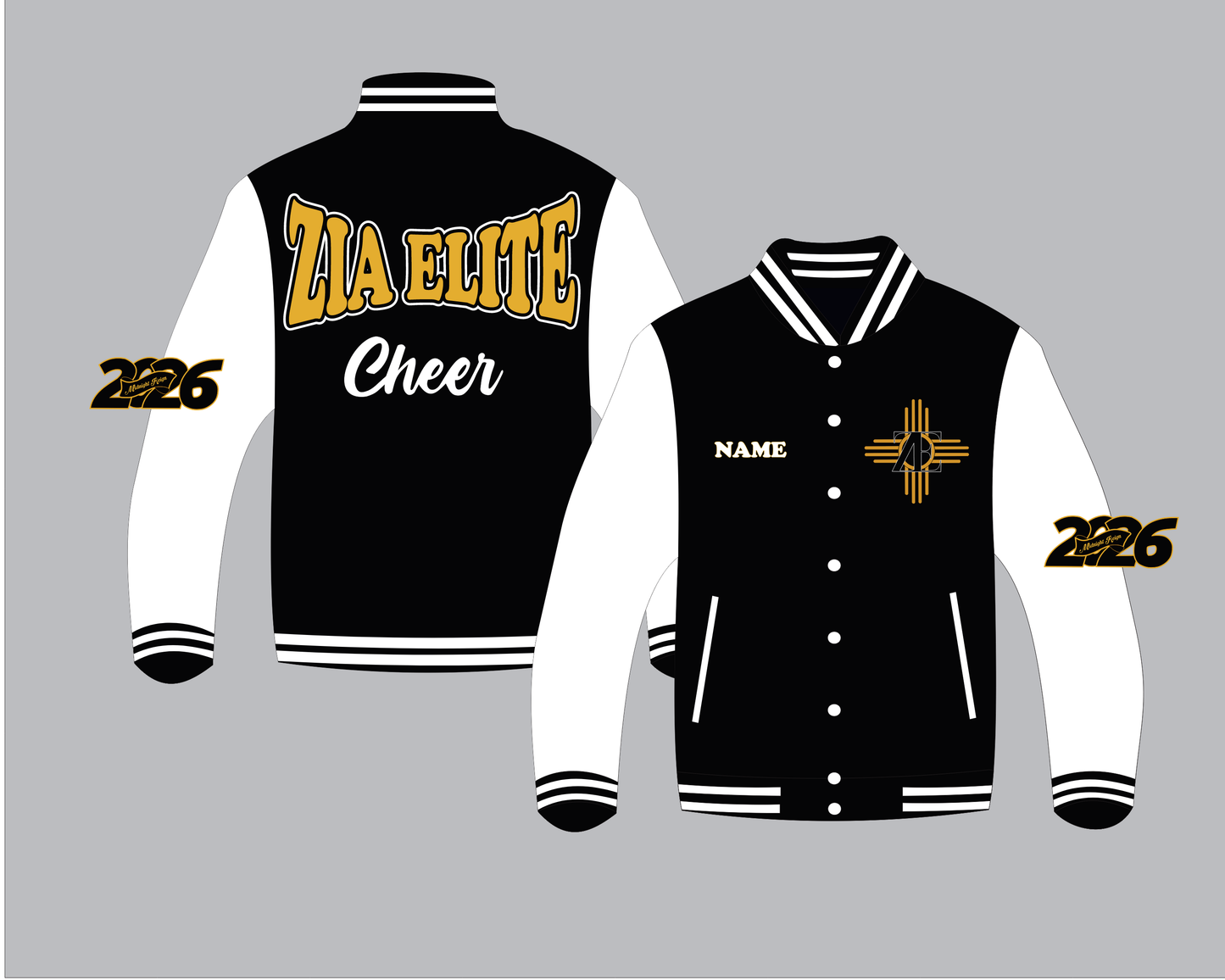 2025 ZIA ELITE CHEER LETTERMAN JACKET