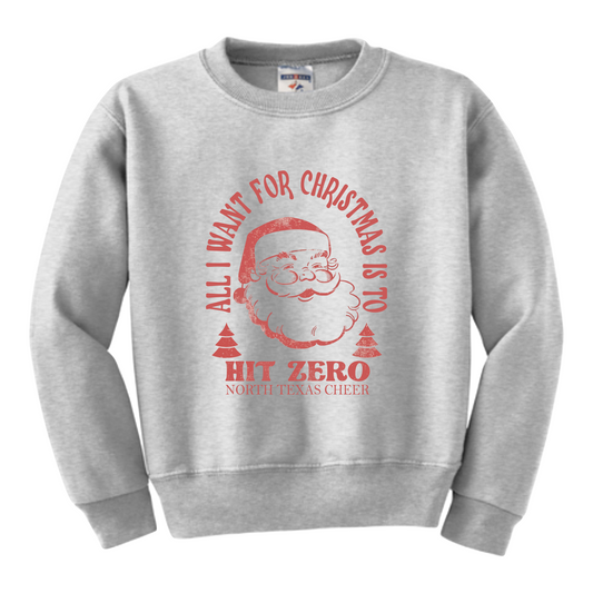 2025 SANTA HIT ZERO | JERZEES YOUTH CREWNECK