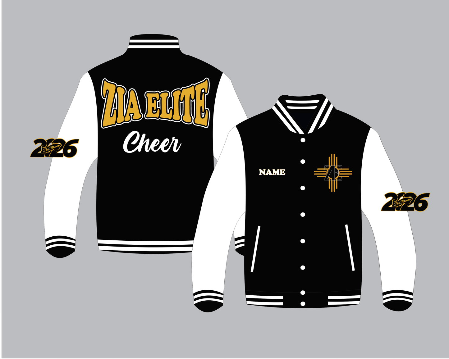 2025 ZIA ELITE CHEER LETTERMAN JACKET