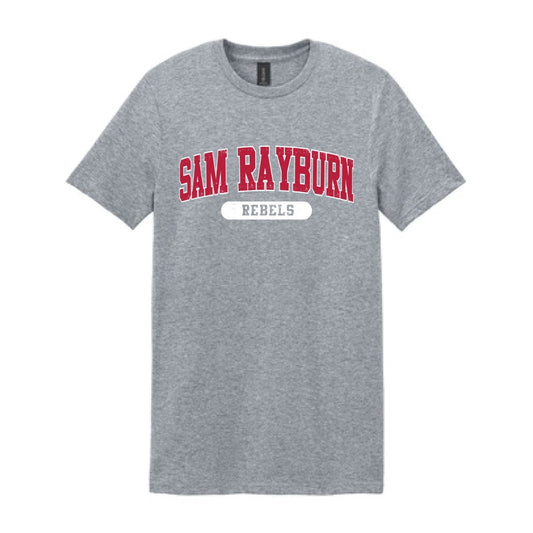 2025 Sam Rayburn Rebels Curved Distressed - Grey