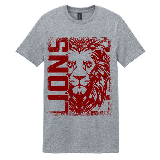 2025 Lions Head Distressed - Grey