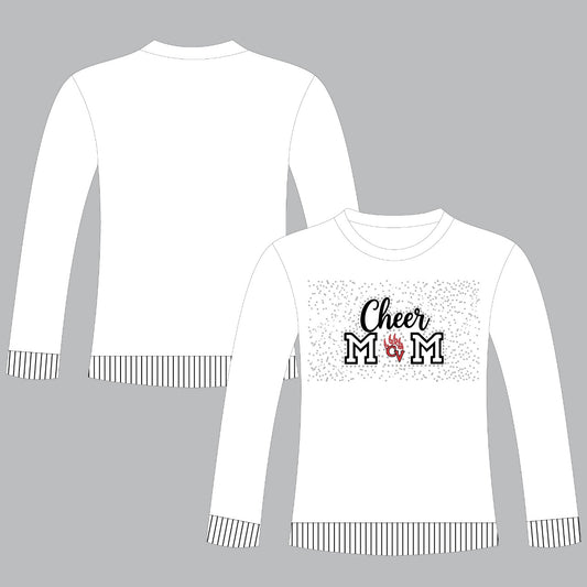 2025 Castle View | Cheer Mom Sweatshirt - Bling