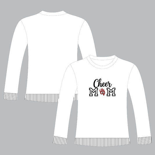 2025 Castle View | Cheer Mom Sweatshirt - Non Bling