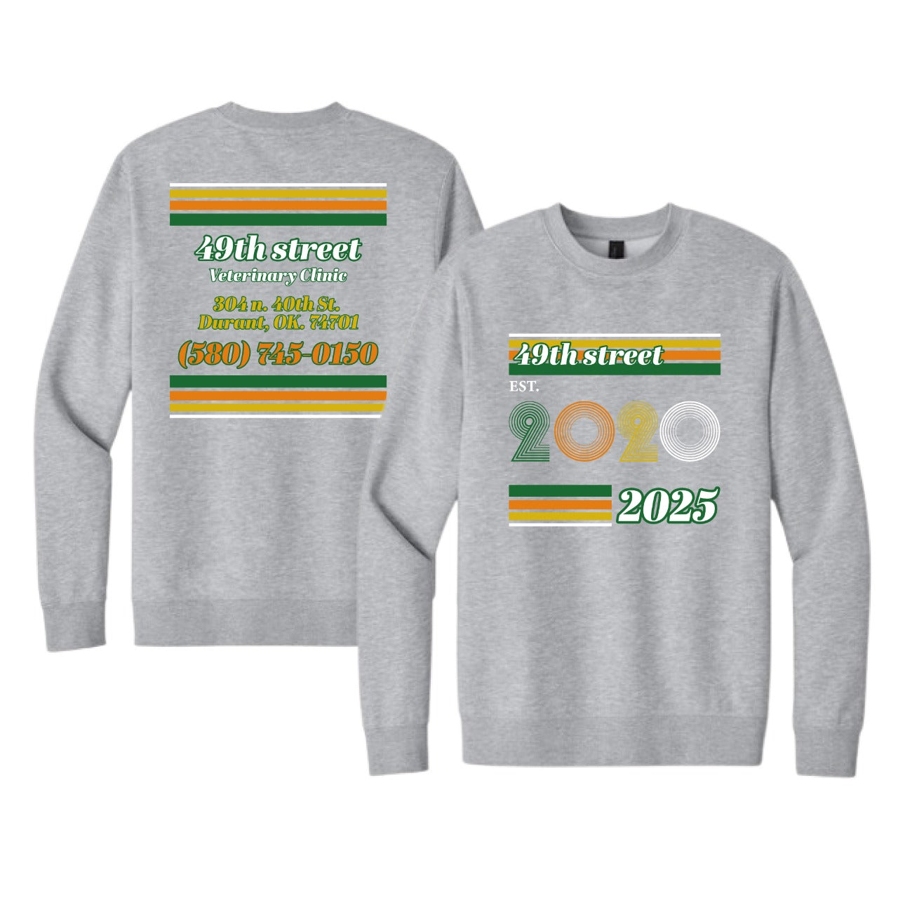 VET CLINIC ANNIVERSARY CC SWEATSHIRT