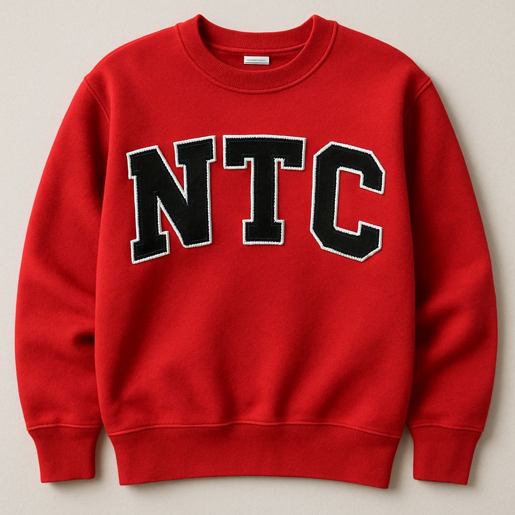 2025 NTC APPLIQUE EMBROIDERED SWEATSHIRT