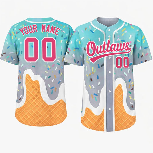 2026 OUTLAWS 10U BASEBALL - KEMP | FULL BUTTON JERSEY