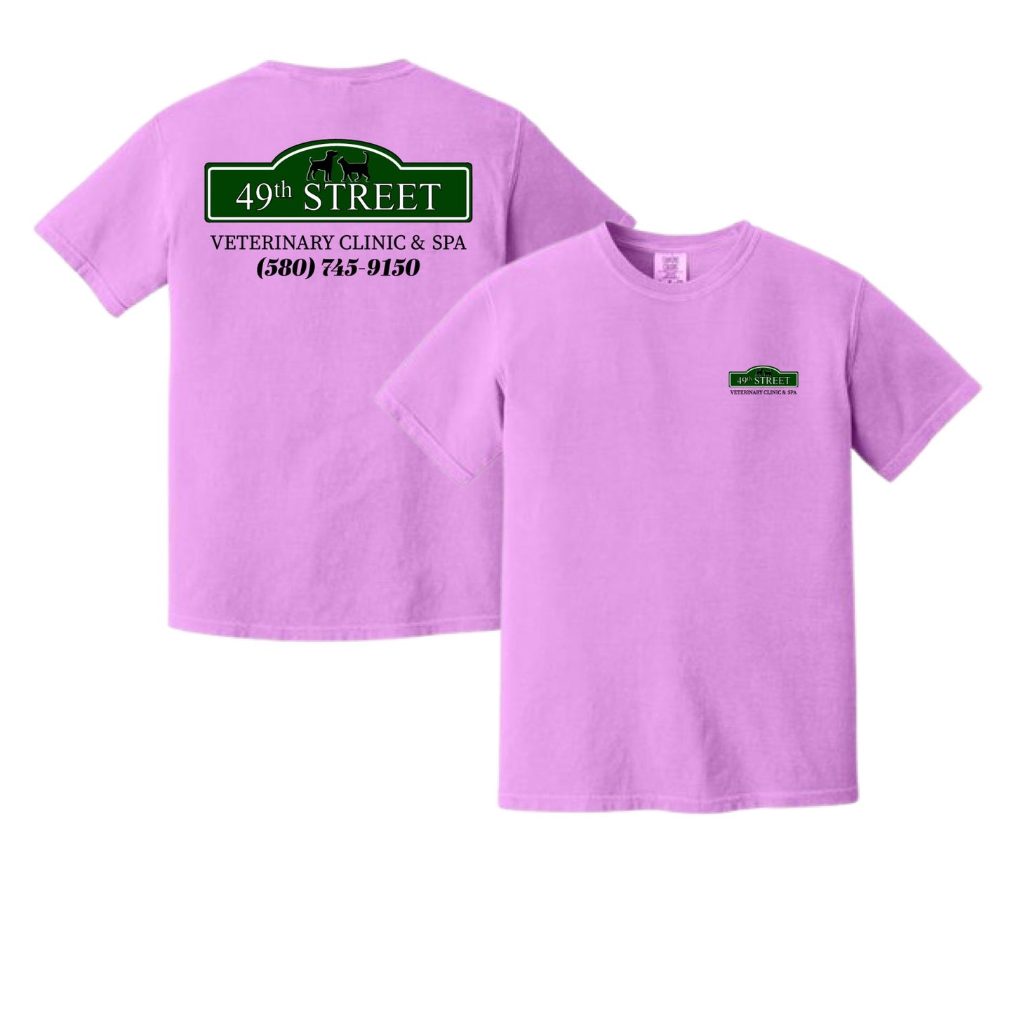2026 VET CLINIC & SPA | TEE - NEON VIOLET