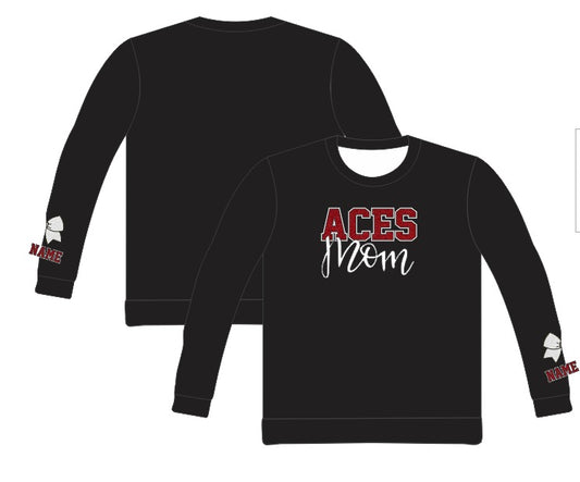2026 ACES - BLACK | CUSTOM EMBROIDERED SWEATSHIRT