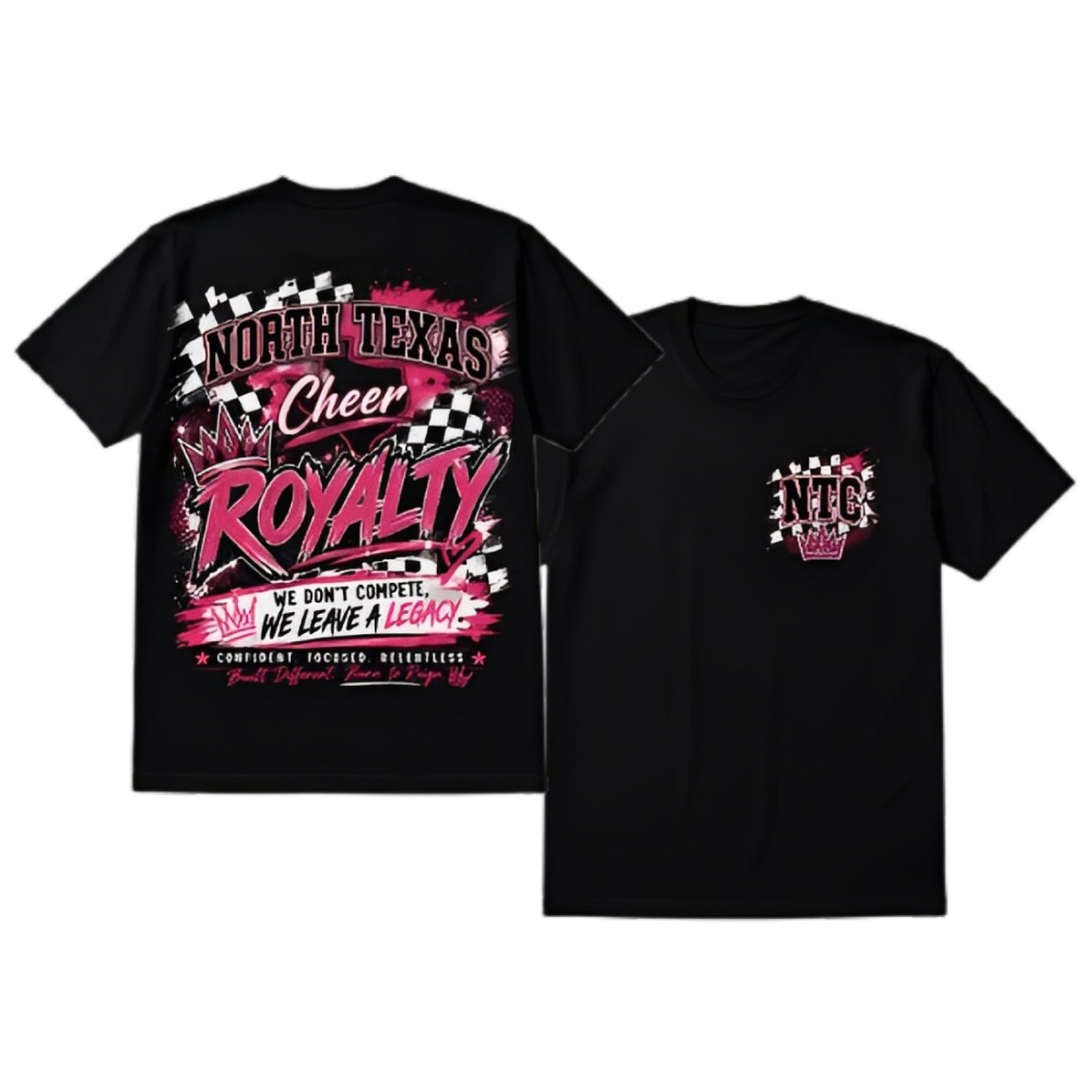 2026 ROYALTY CHECKERED FLAG - BLACK | TEE