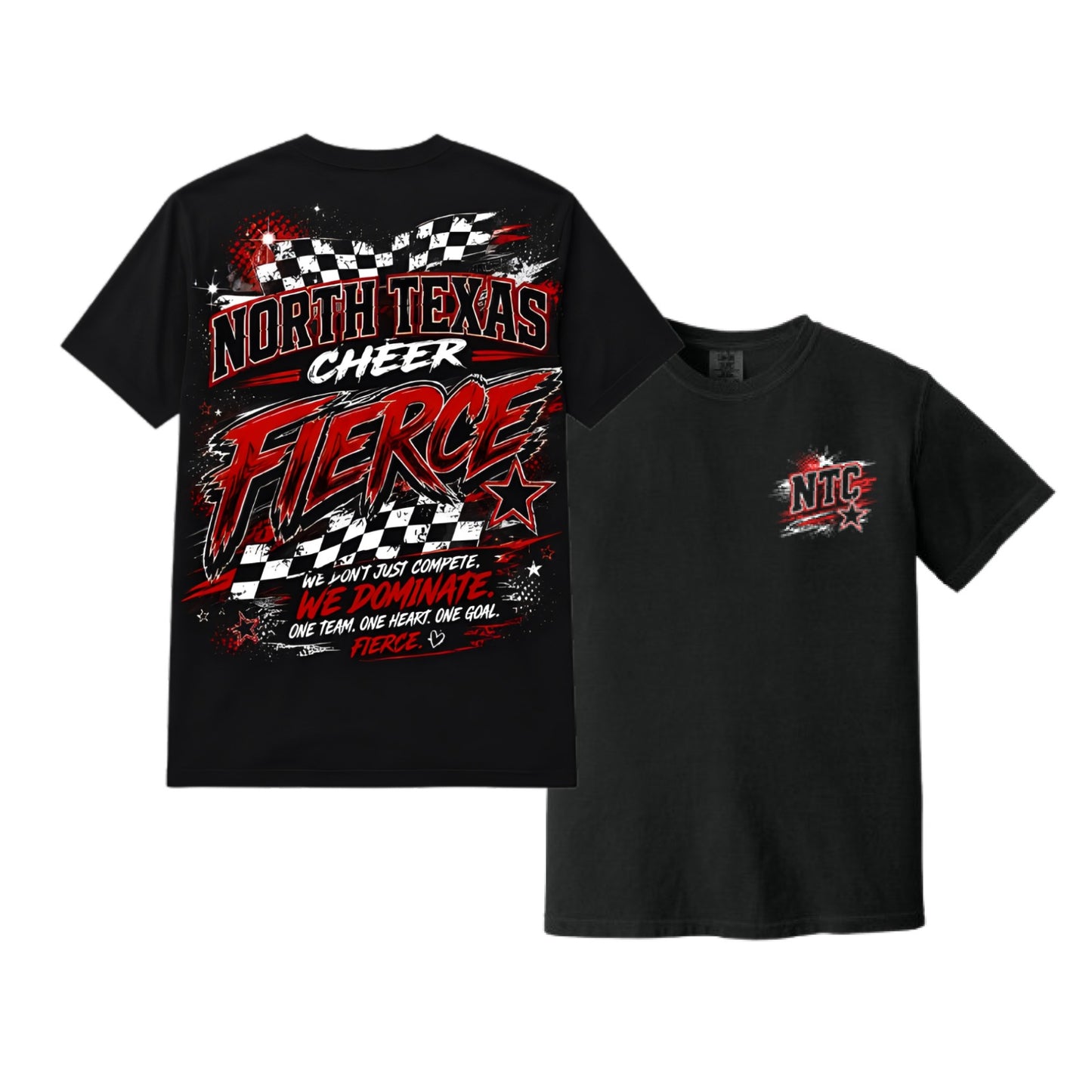 2026 FIERCE CHECKERED FLAG - BLACK