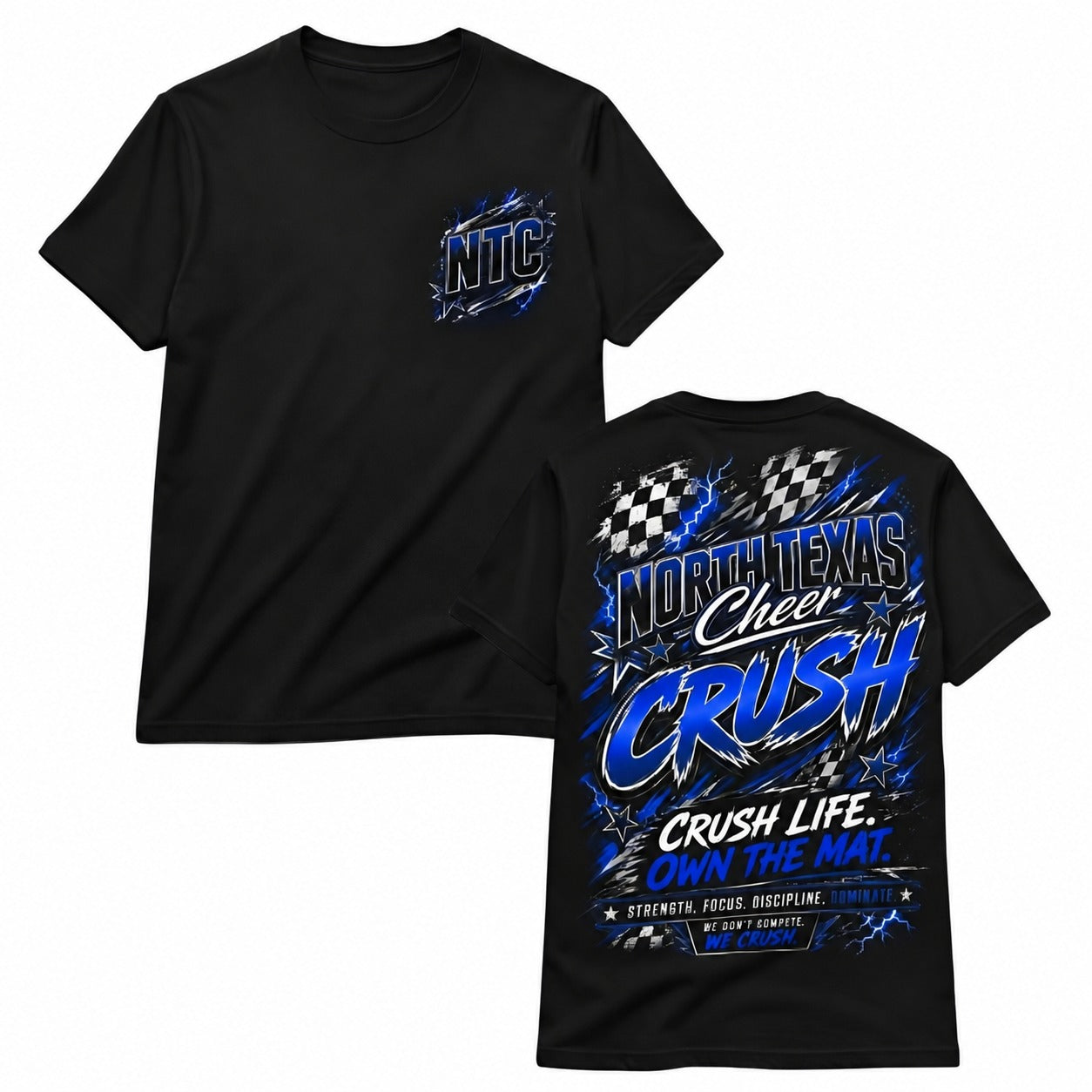 2026 CRUSH CHECKERED FLAG - BLACK | TEE