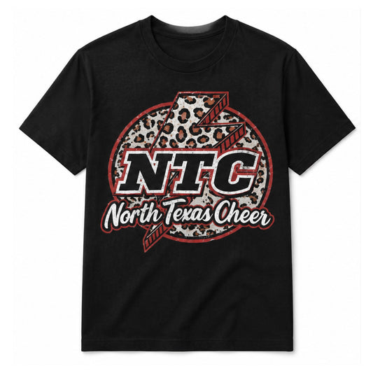 2026 NORTH TEXAS CHEER CHEETAH - BLACK | TEE