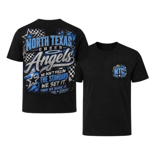 2026 ANGELS WE DON'T FOLLOW THE STANDARD CHECKERED FLAG - BLACK