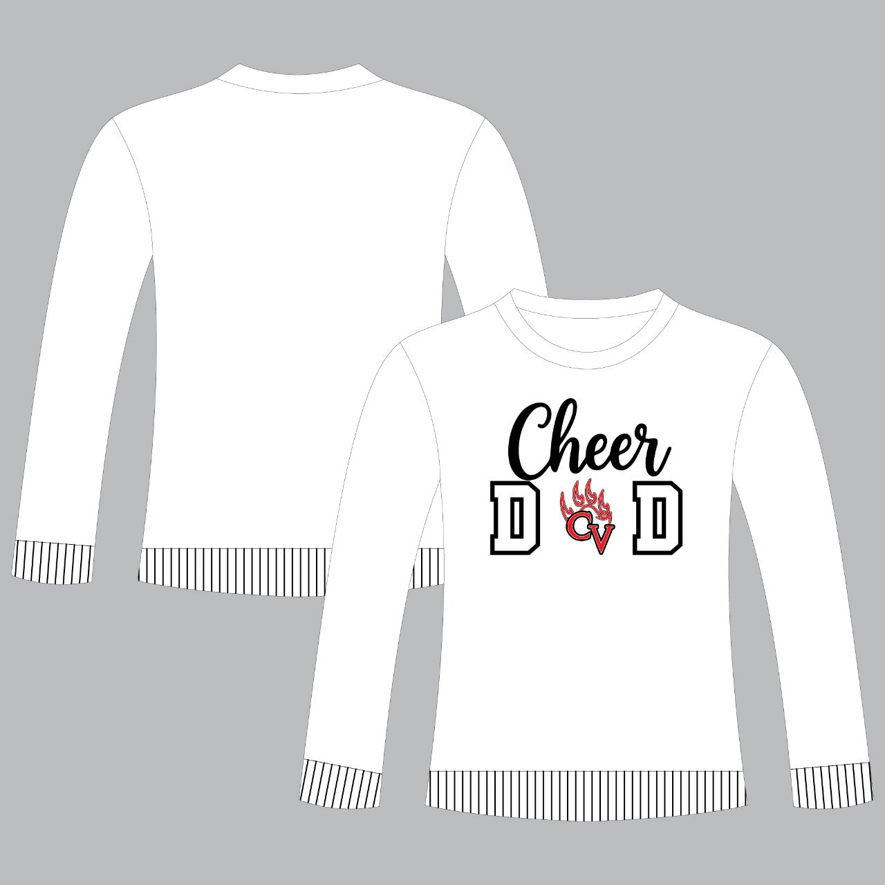 2025 Castle View | Cheer Dad Sweatshirt