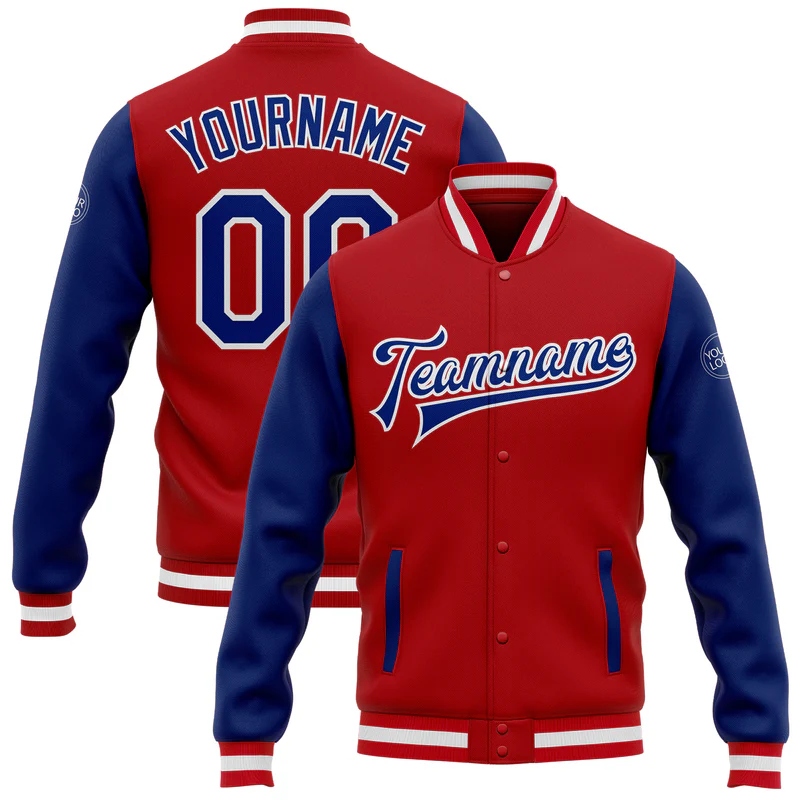 Custom Letterman Jacket - Leather Sleeve