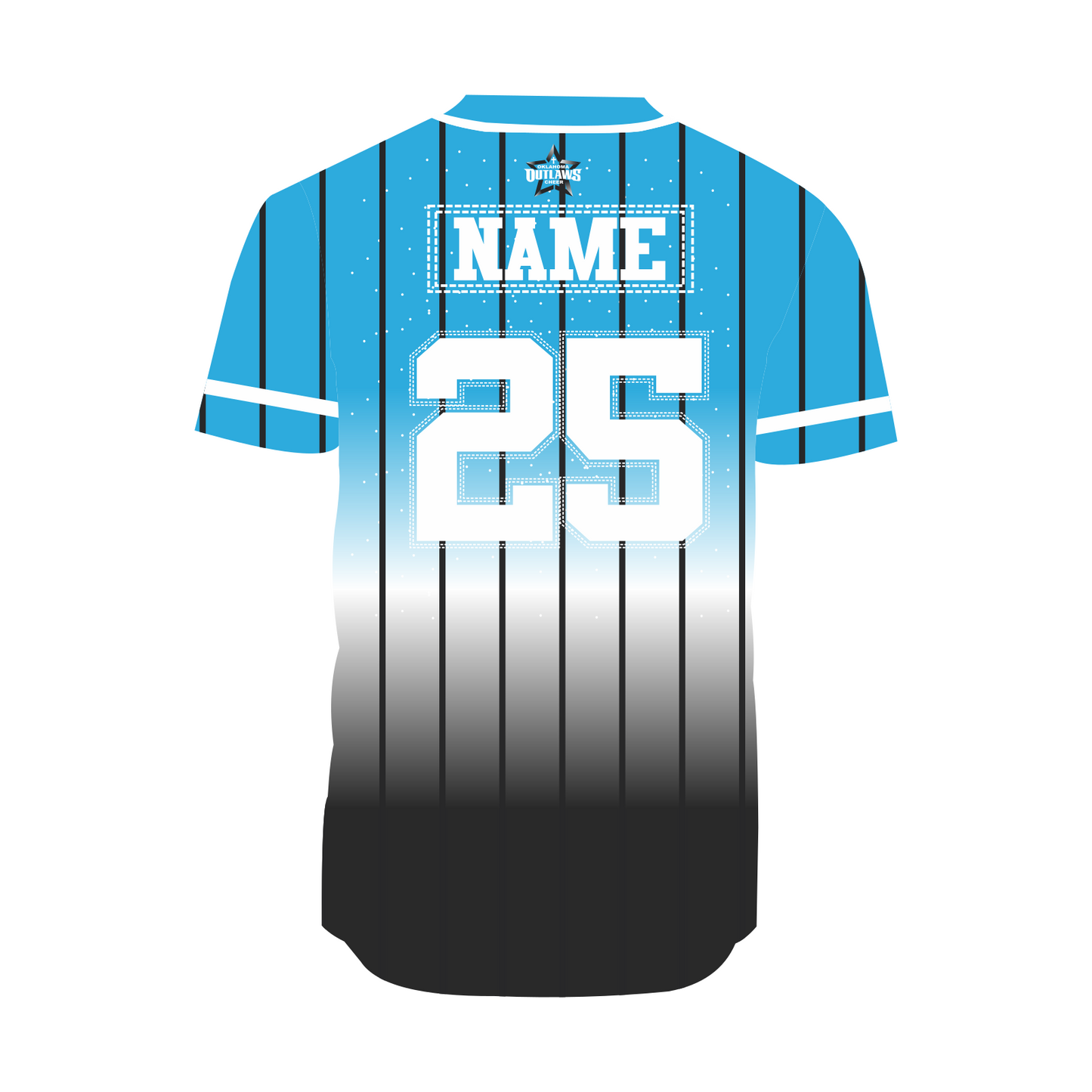 2025 Outlaws Sublimated Jersey w/ Rhinestones | Full Button