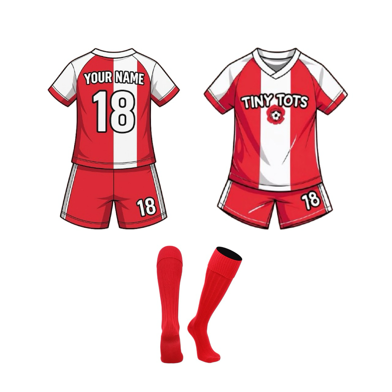 2025 TINY TOTS U4 SOCCER | JERSEY/SHORTS/SOCKS